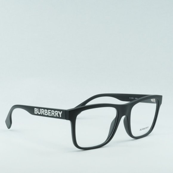 💯 NEW BURBERRY CARTER BE2353 3464 MATTE BLACK EYEGLASSES - Picture 3 of 11